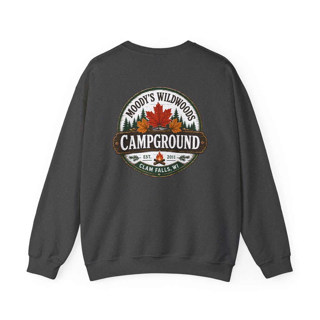 Campground Crewneck Sweatshirt — Moody’s Wildwoods Campground Pullover