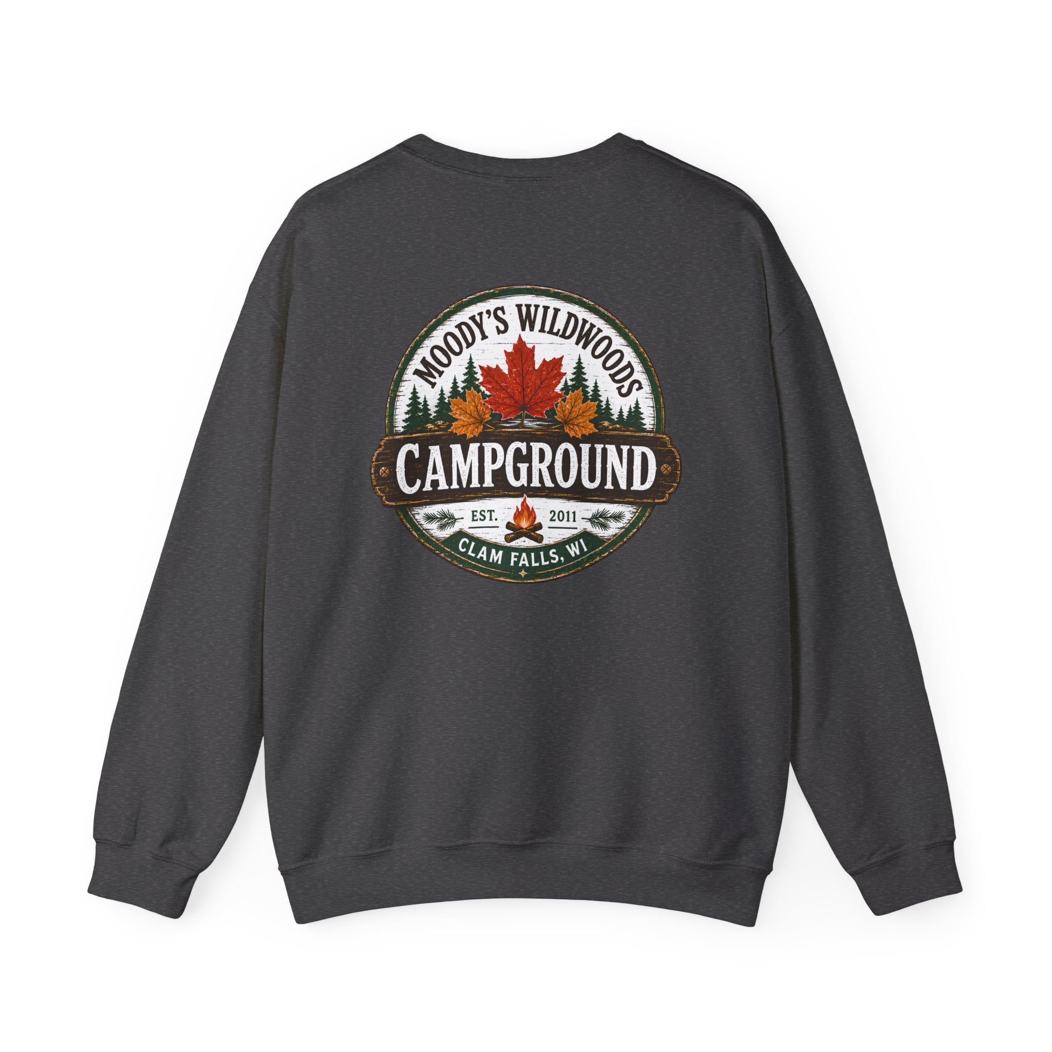 Campground Crewneck Sweatshirt — Moody’s Wildwoods Campground Pullover