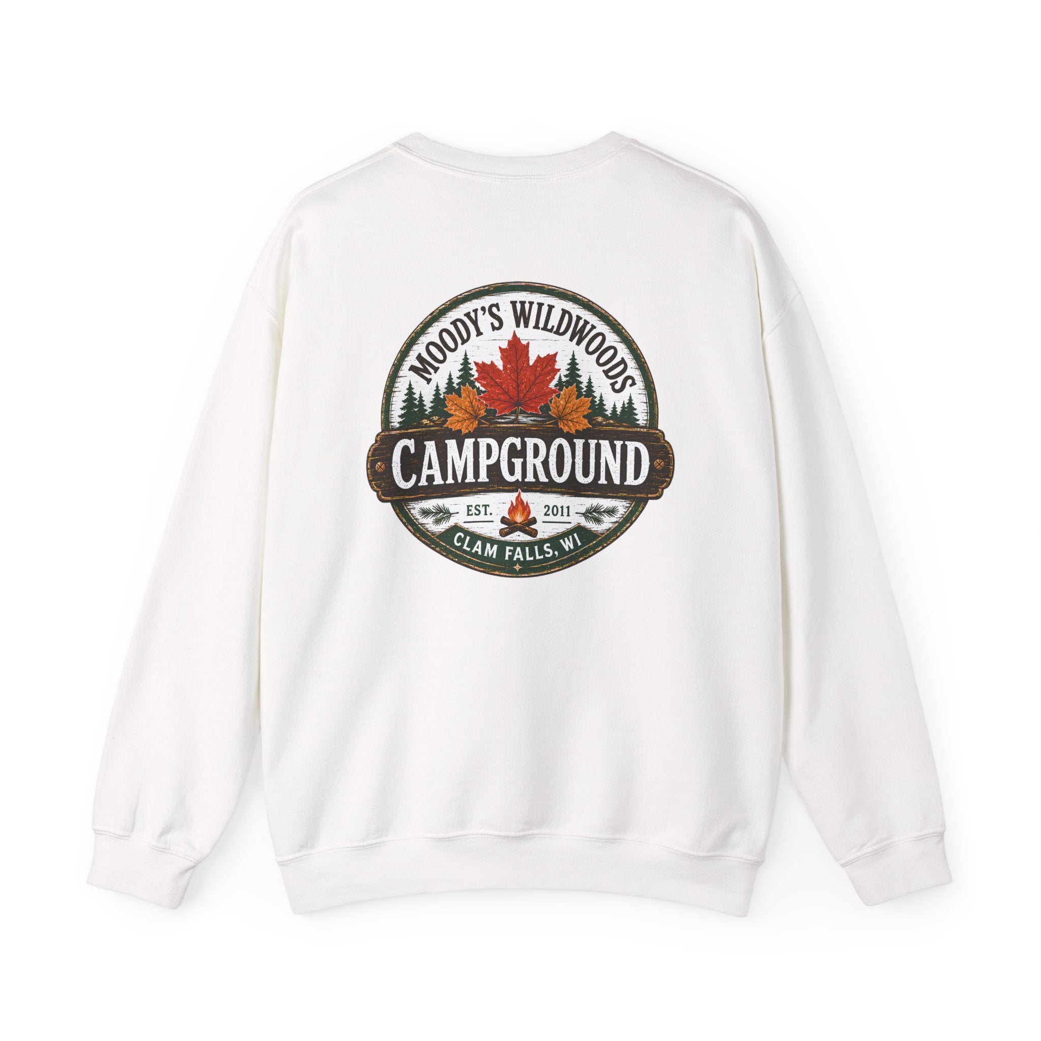 Campground Crewneck Sweatshirt — Moody’s Wildwoods Campground Pullover