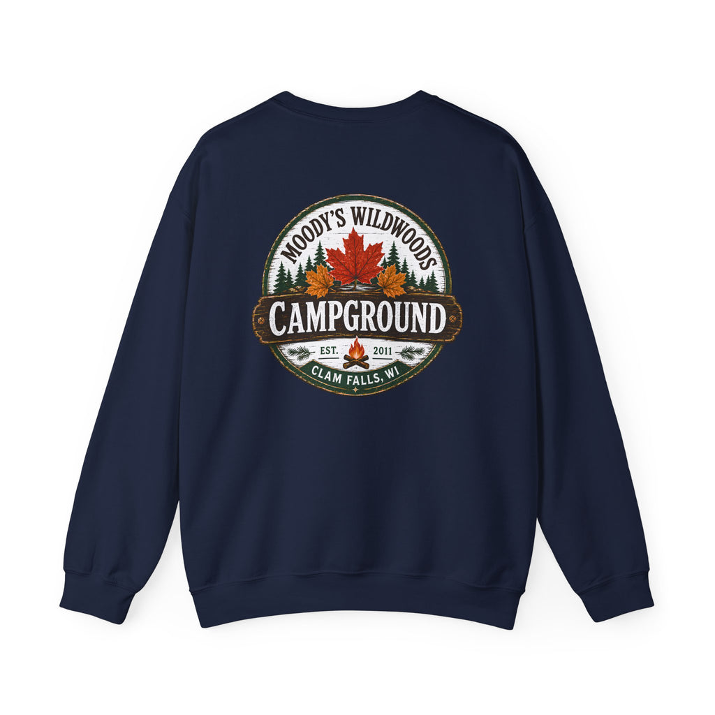 Campground Crewneck Sweatshirt — Moody’s Wildwoods Campground Pullover