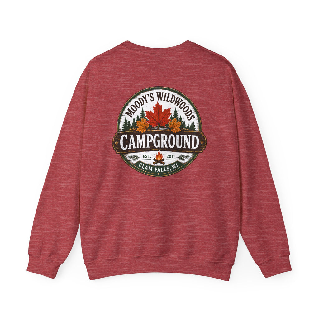 Campground Crewneck Sweatshirt — Moody’s Wildwoods Campground Pullover