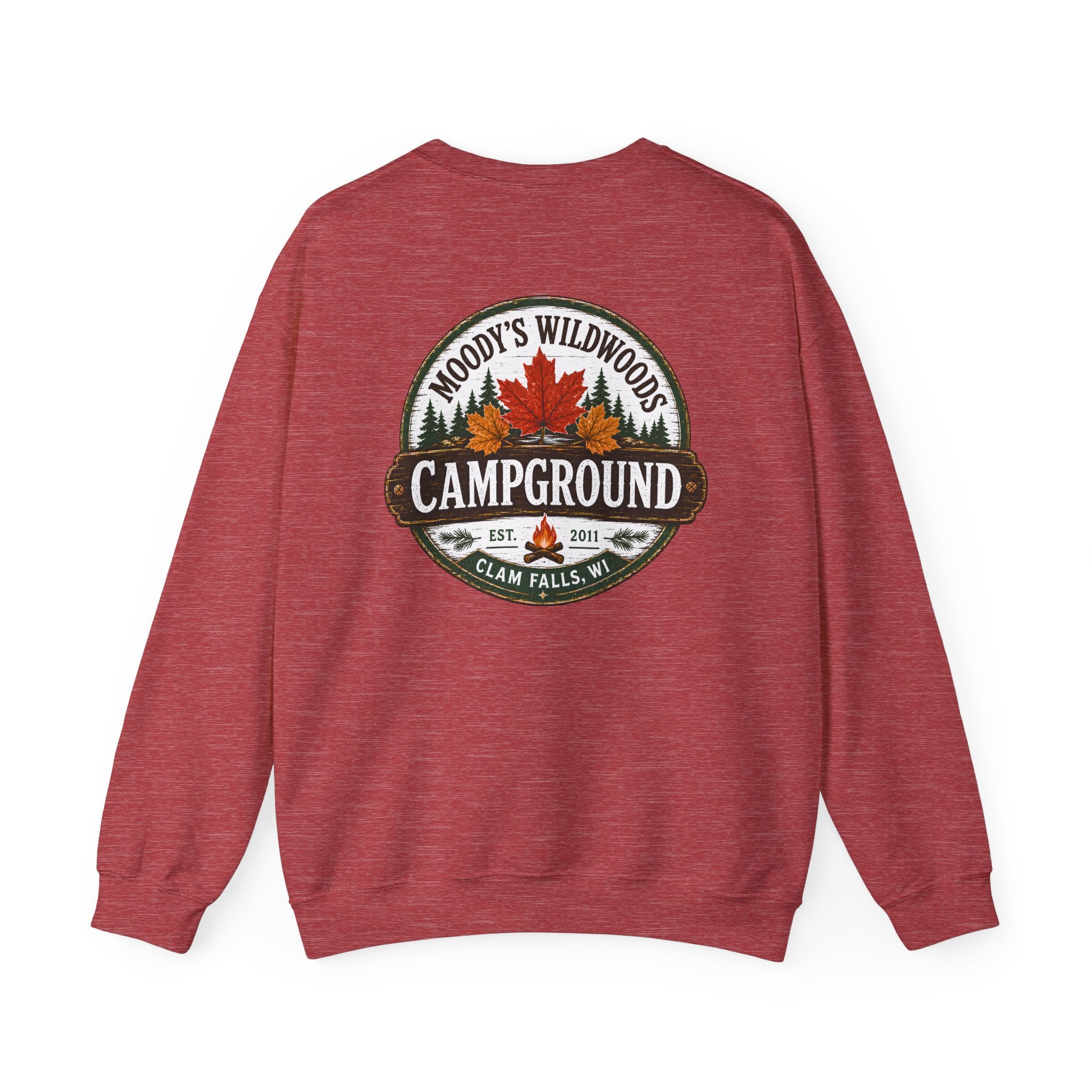 Campground Crewneck Sweatshirt — Moody’s Wildwoods Campground Pullover