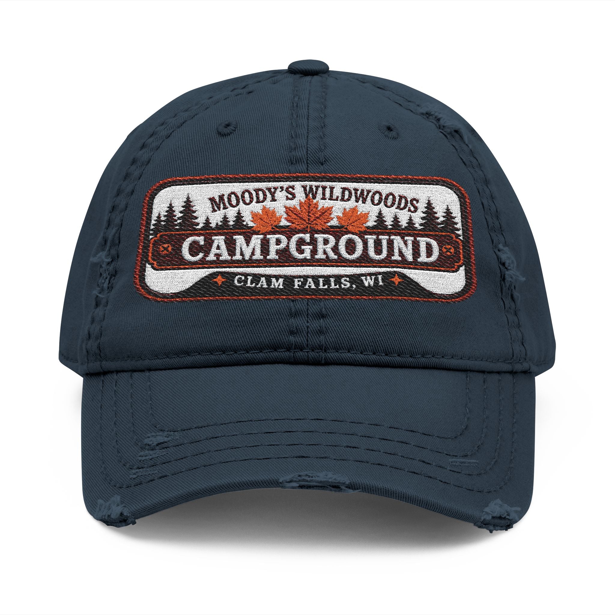 Moody Wildwoods Distressed Dad Hat (Embroidery)