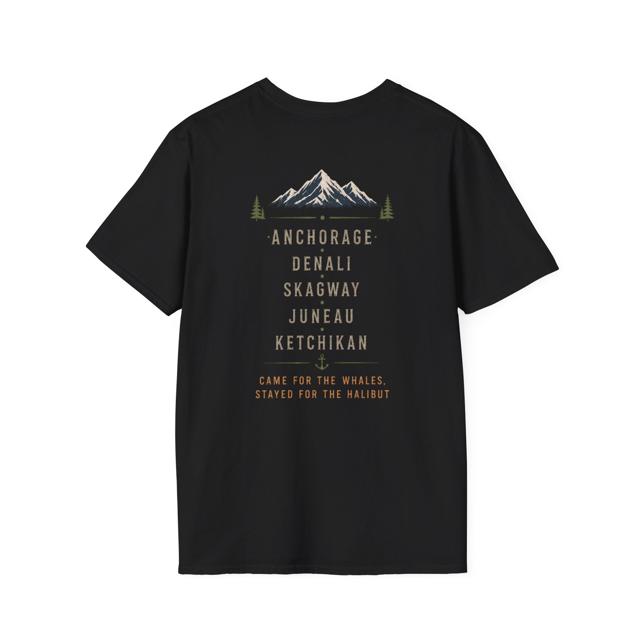 Alaska Cruise T-Shirt — Scenic Mountain & Ship Souvenir Tee (2026)