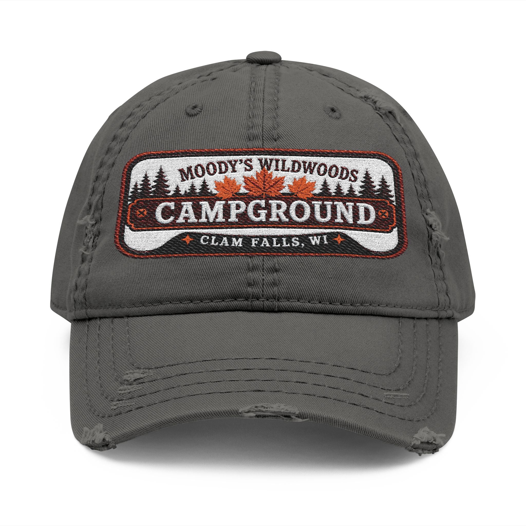 Moody Wildwoods Distressed Dad Hat (Embroidery)