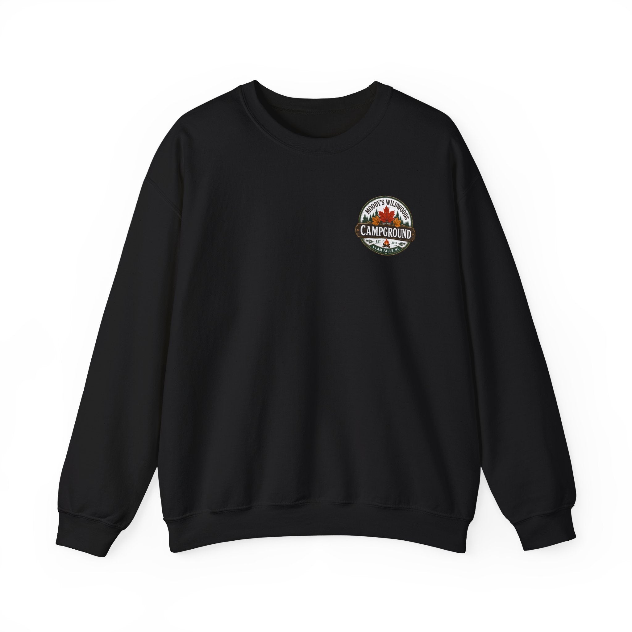 Campground Crewneck Sweatshirt — Moody’s Wildwoods Campground Pullover