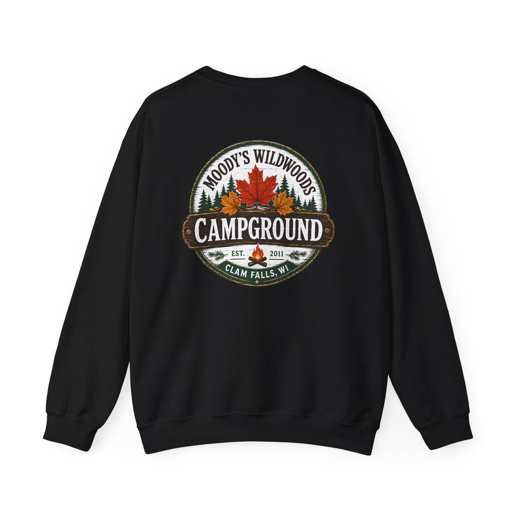 Campground Crewneck Sweatshirt — Moody’s Wildwoods Campground Pullover