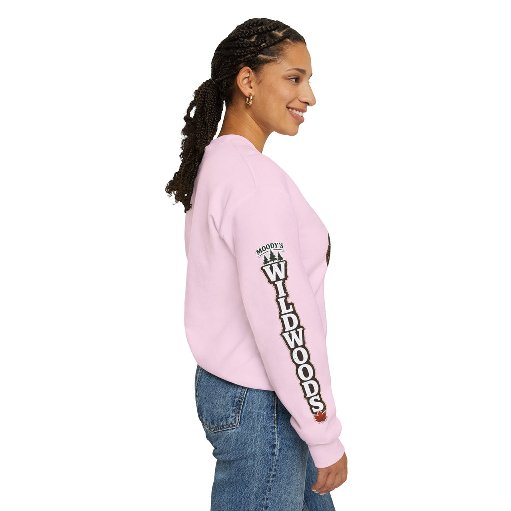 Crewneck Sweatshirt — Moody's Wildwoods Campground Graphic (Autumn Leaves)