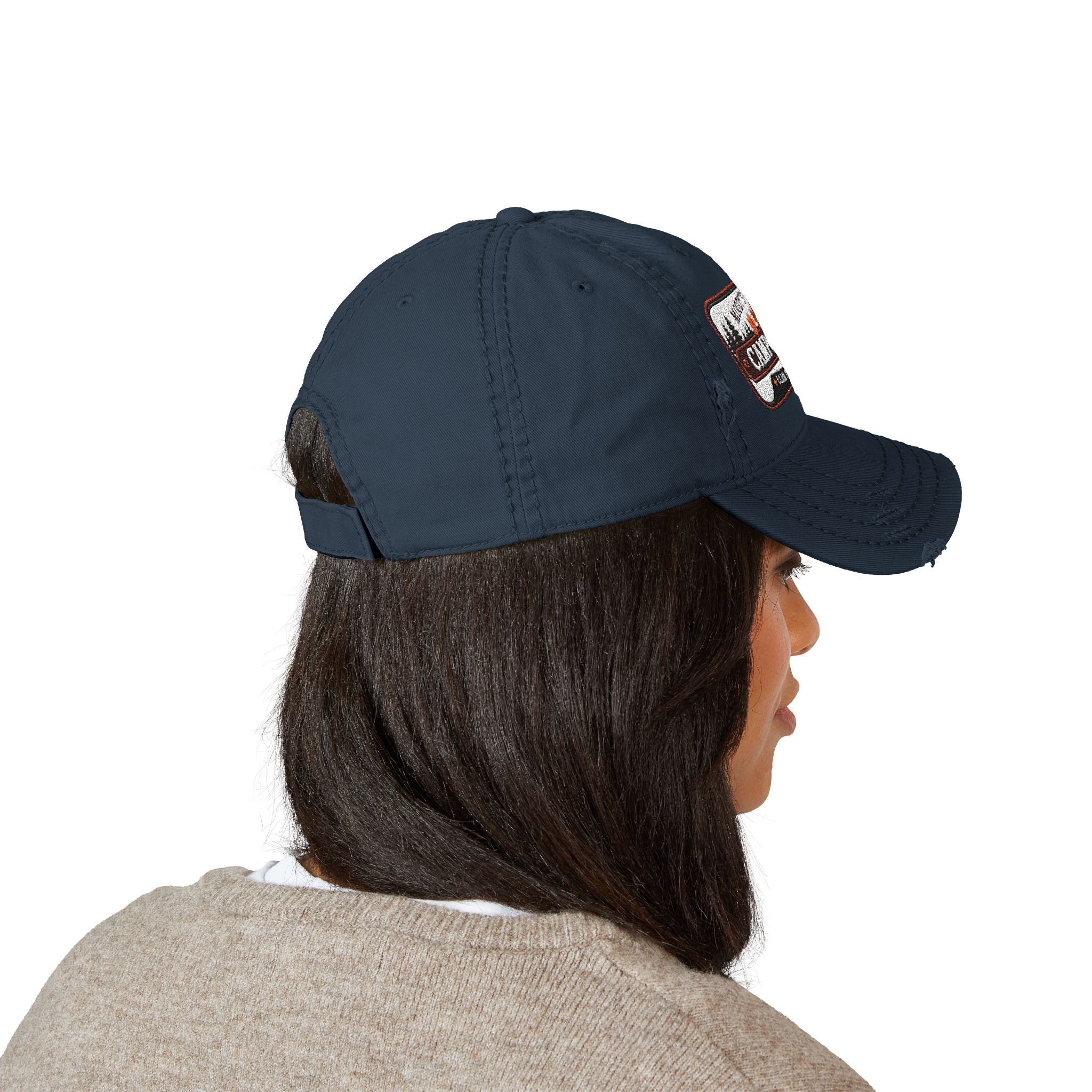 Moody Wildwoods Distressed Dad Hat (Embroidery)