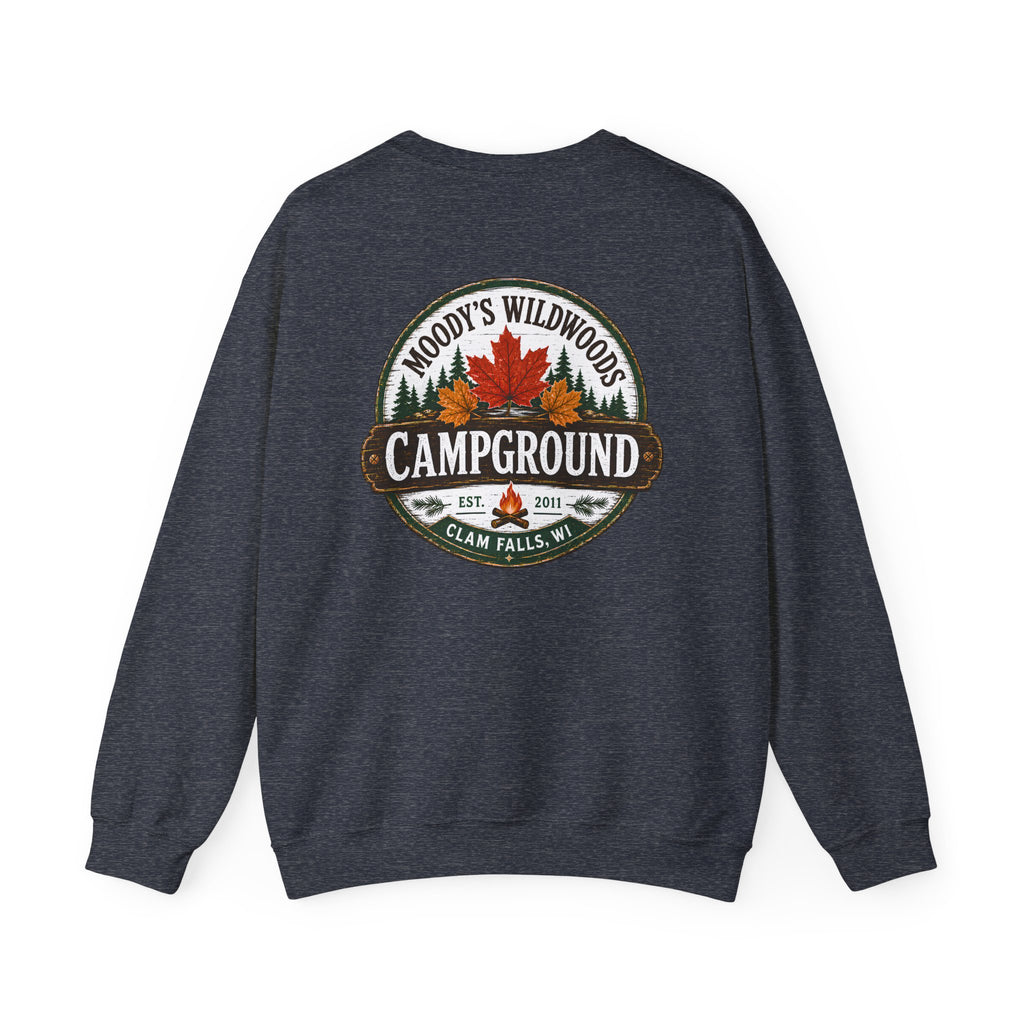 Campground Crewneck Sweatshirt — Moody’s Wildwoods Campground Pullover