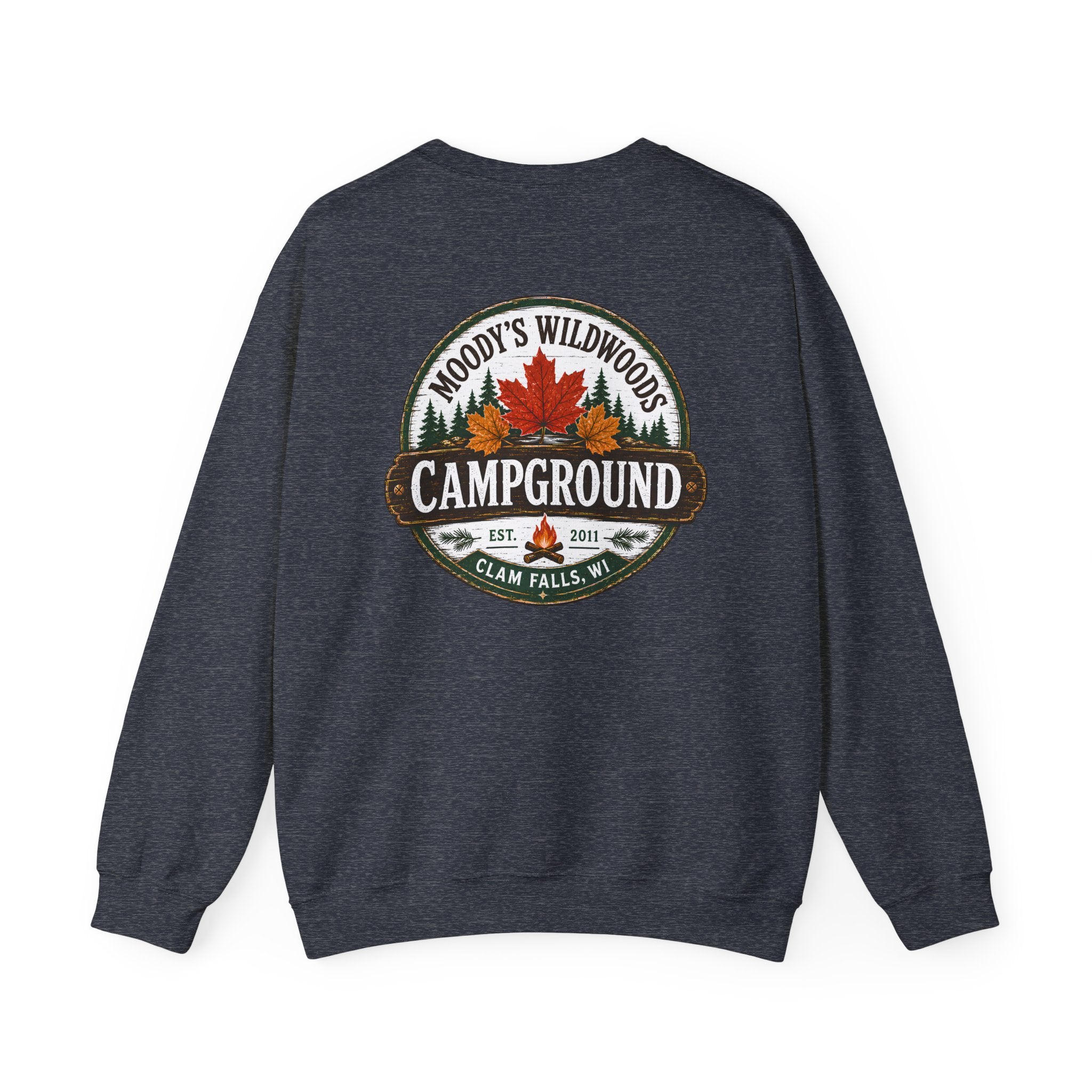 Campground Crewneck Sweatshirt — Moody’s Wildwoods Campground Pullover