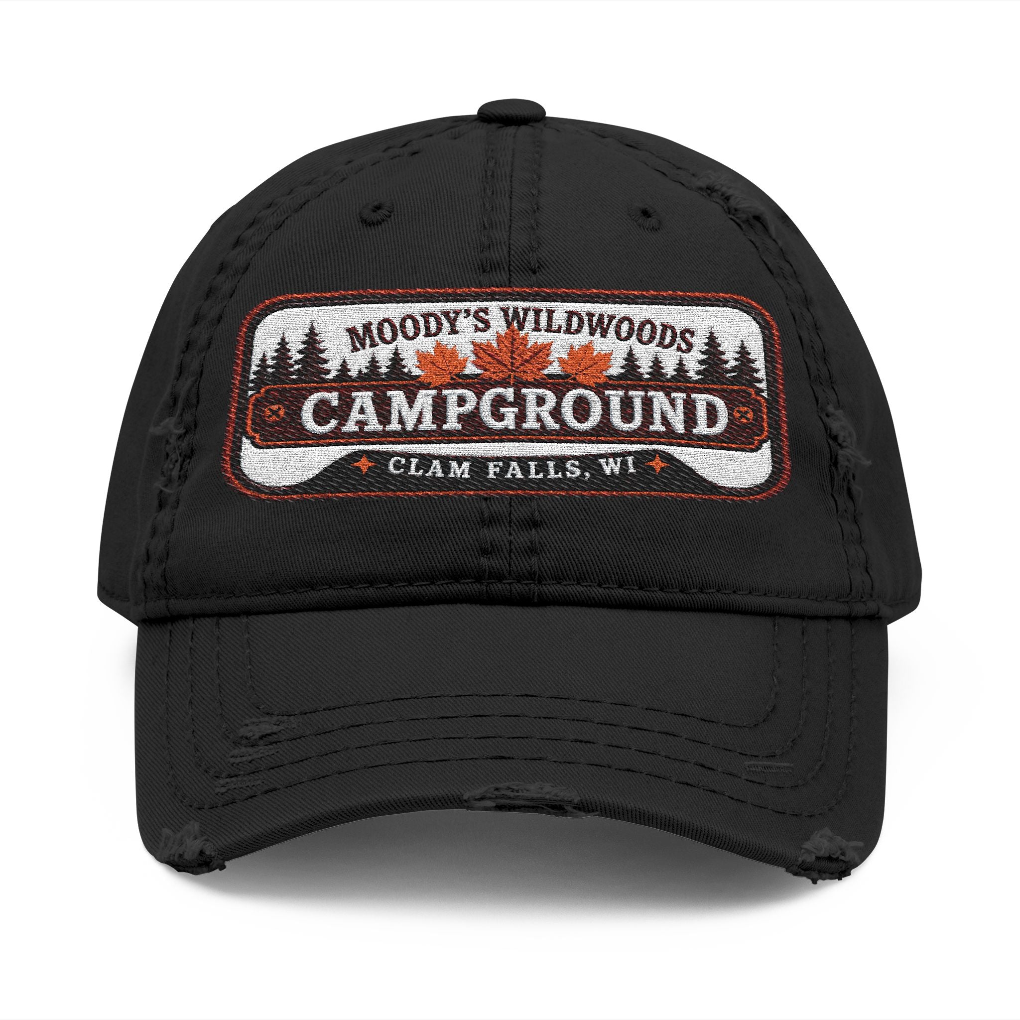 Moody Wildwoods Distressed Dad Hat (Embroidery)