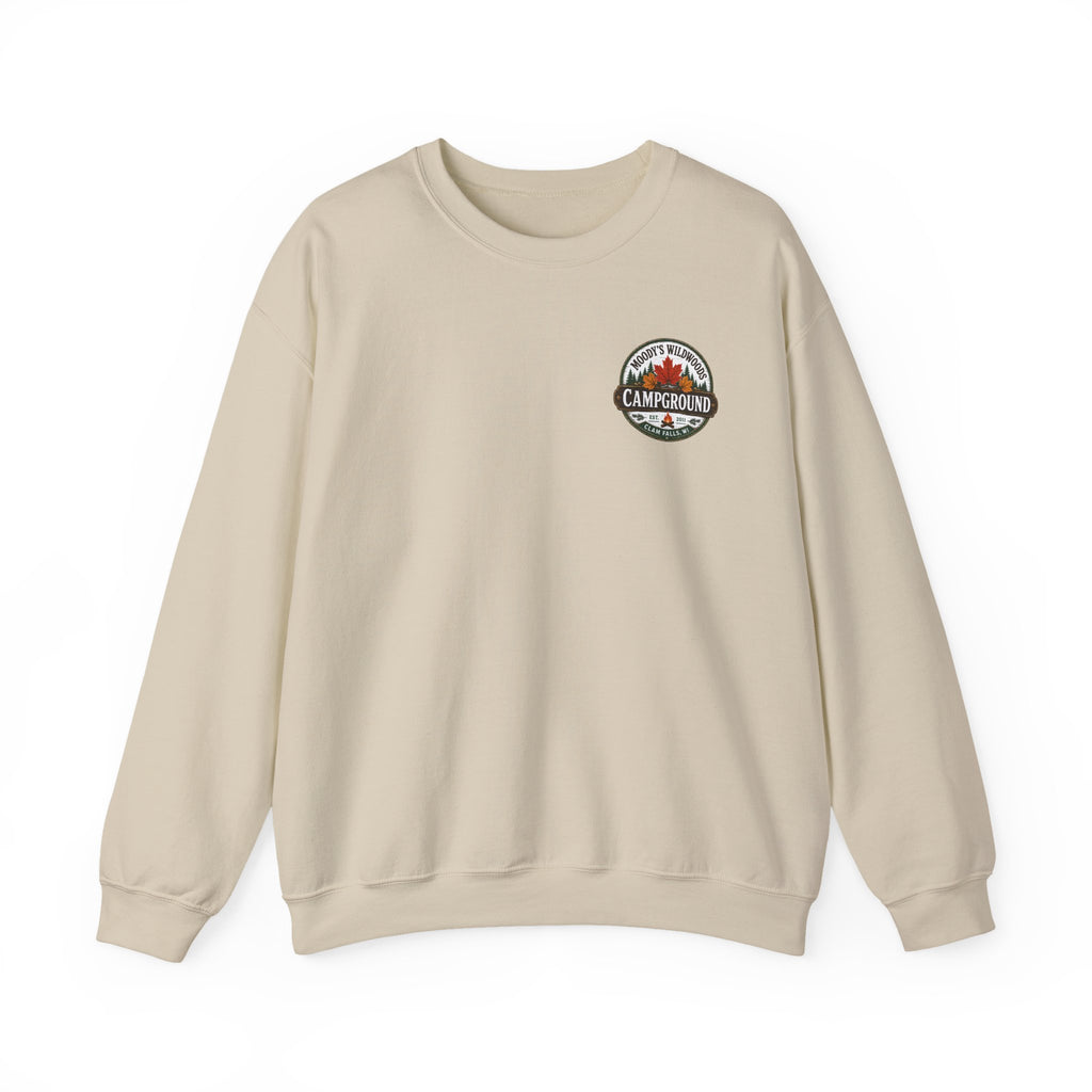 Campground Crewneck Sweatshirt — Moody’s Wildwoods Campground Pullover