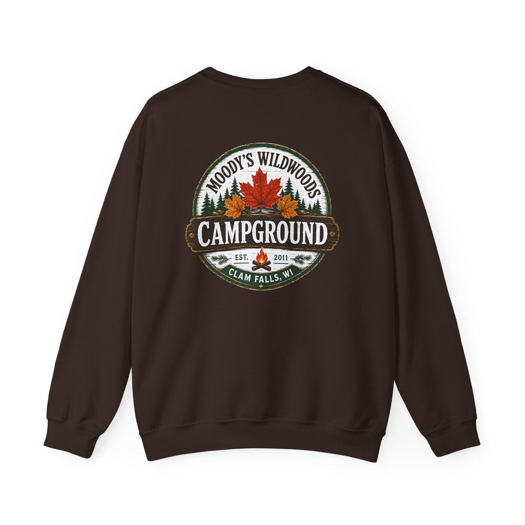 Campground Crewneck Sweatshirt — Moody’s Wildwoods Campground Pullover