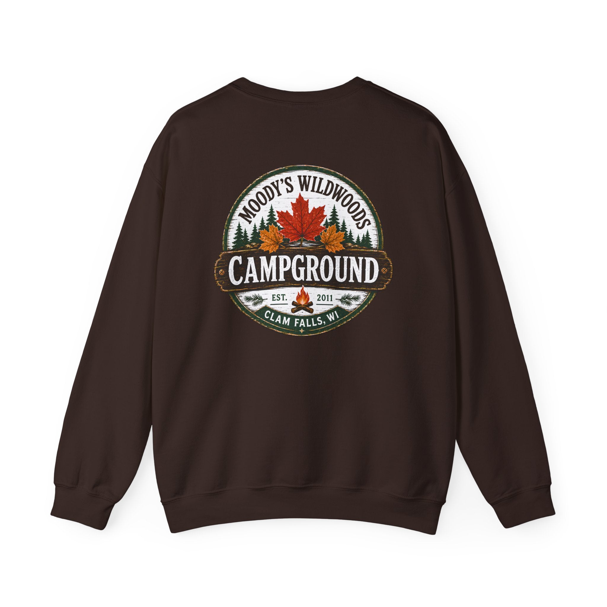 Campground Crewneck Sweatshirt — Moody’s Wildwoods Campground Pullover