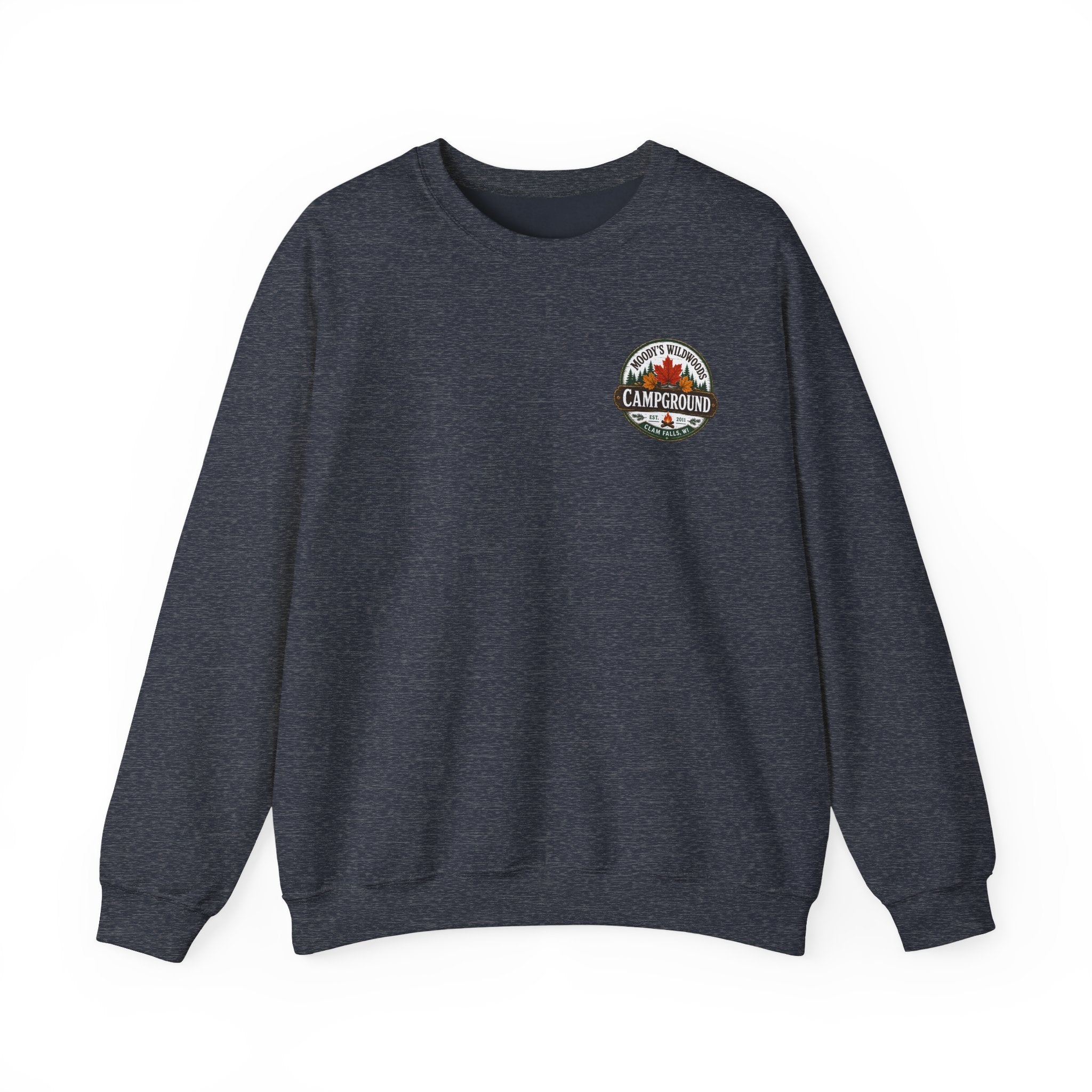 Campground Crewneck Sweatshirt — Moody’s Wildwoods Campground Pullover