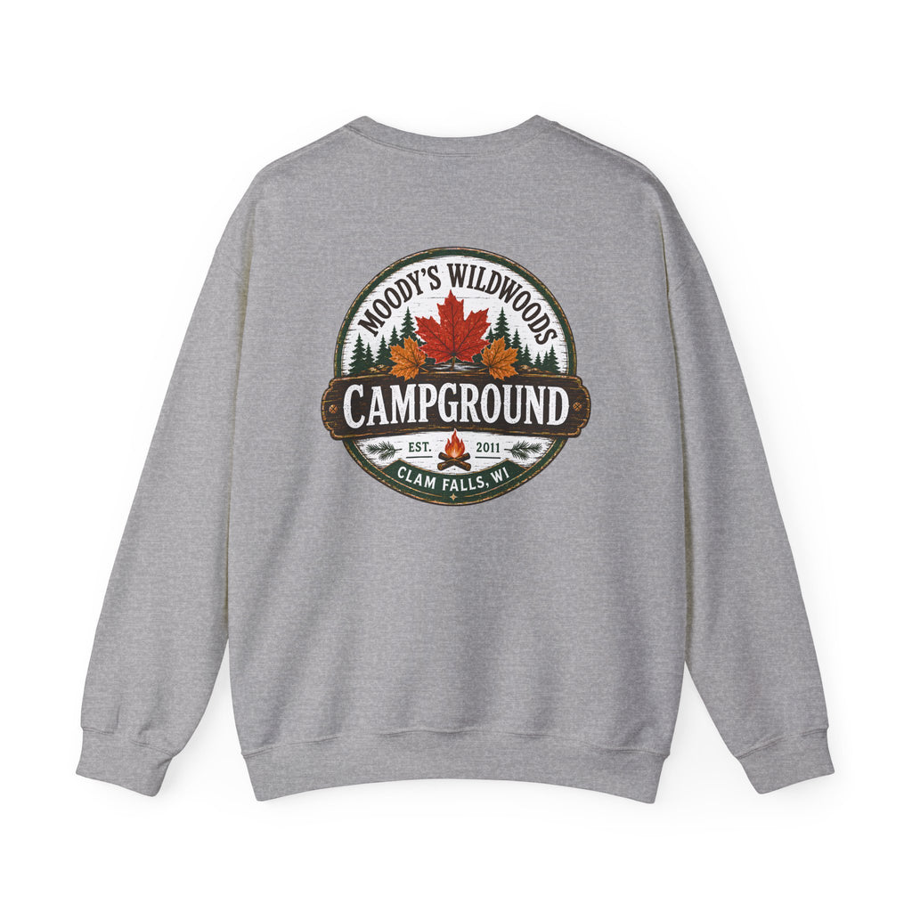 Campground Crewneck Sweatshirt — Moody’s Wildwoods Campground Pullover