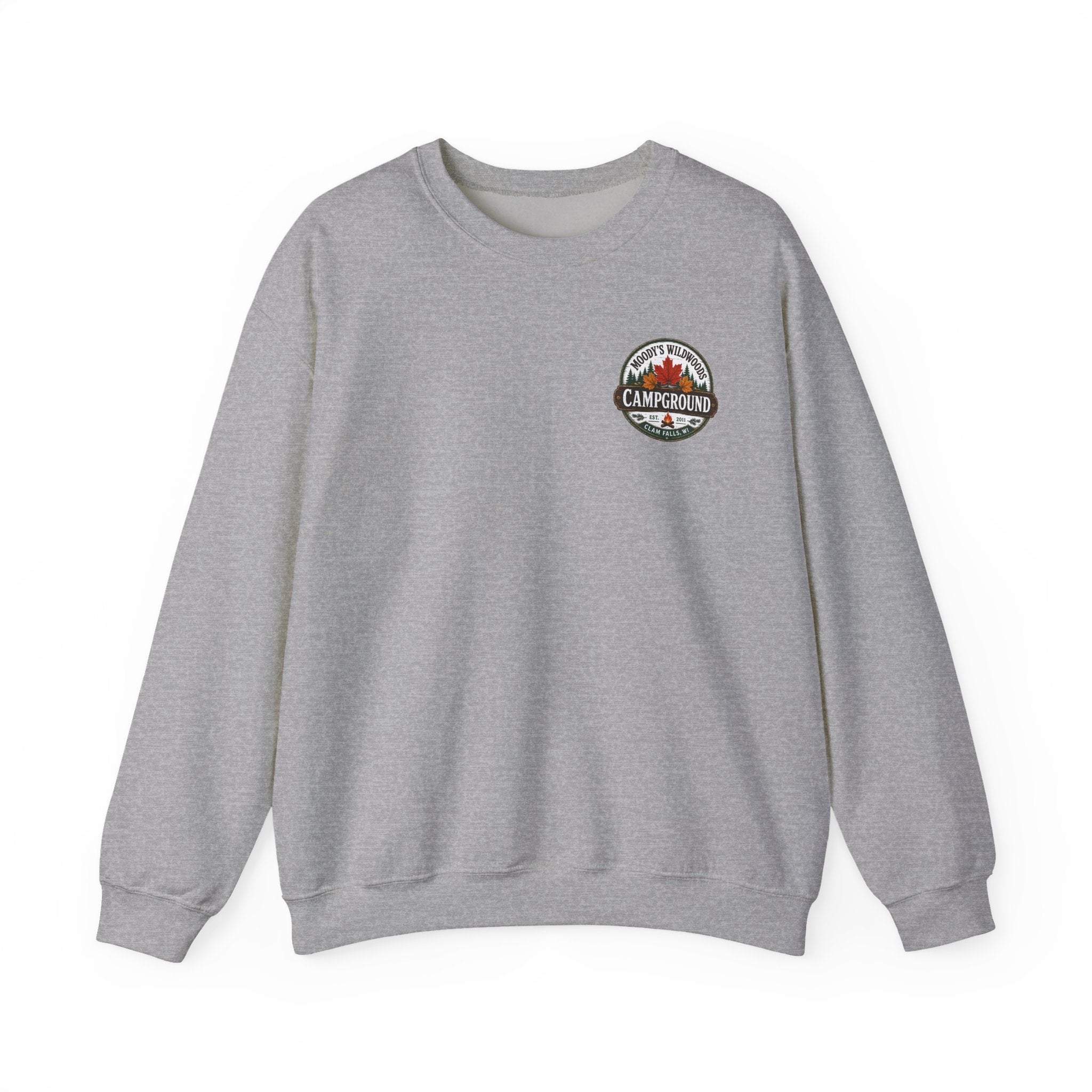 Campground Crewneck Sweatshirt — Moody’s Wildwoods Campground Pullover