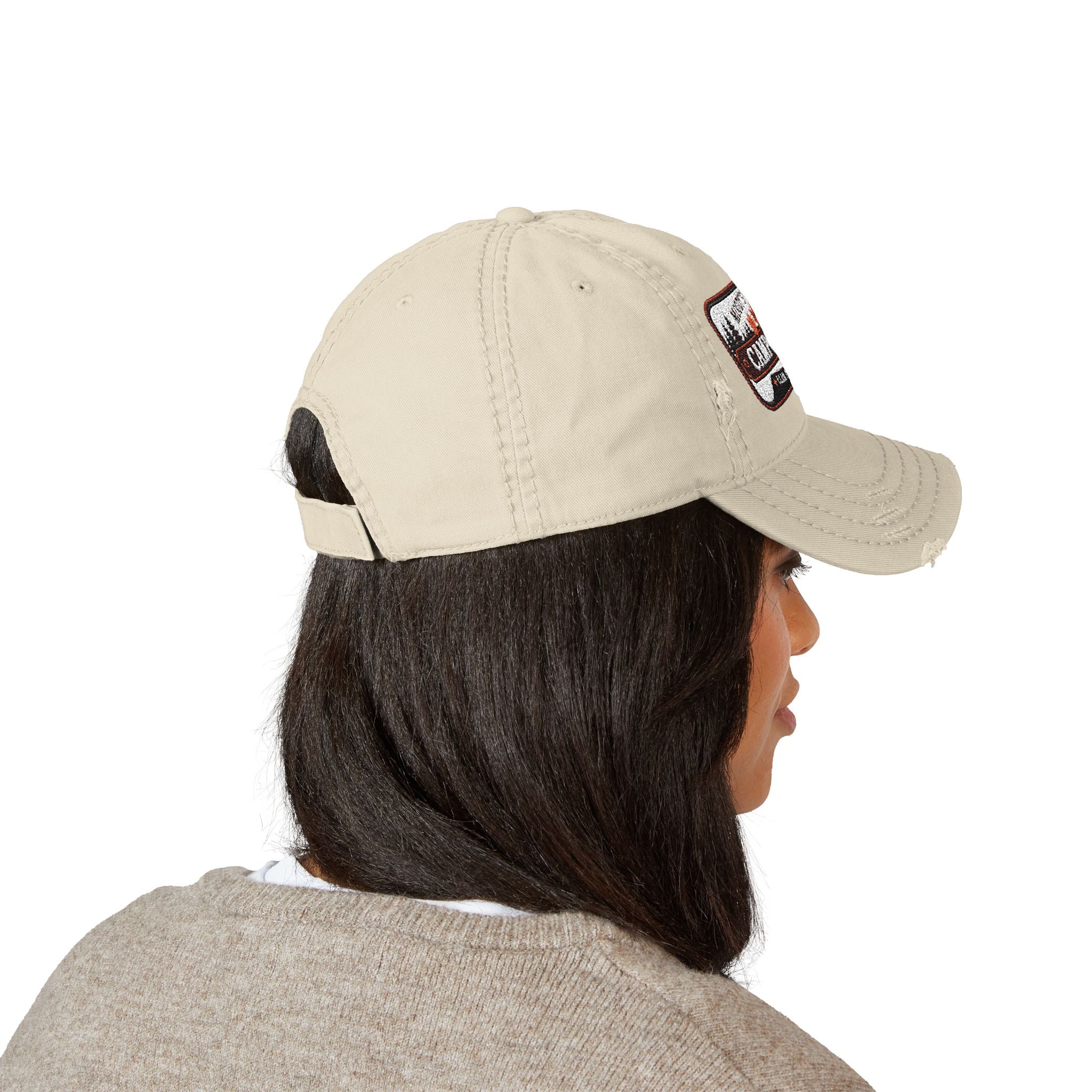Moody Wildwoods Distressed Dad Hat (Embroidery)