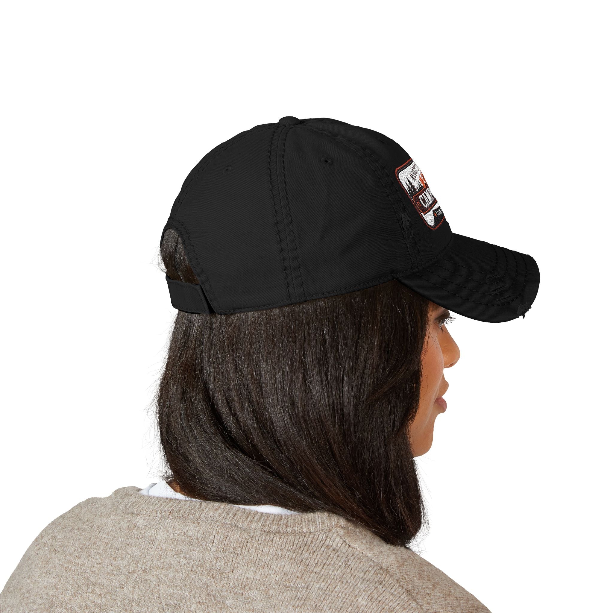 Moody Wildwoods Distressed Dad Hat (Embroidery)